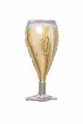 Şampanya Kadehi Şekilli Folyo Balon - Parti Sürprizi