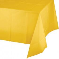 Sarı Masa Örtüsü 137x183 Cm Ebadında