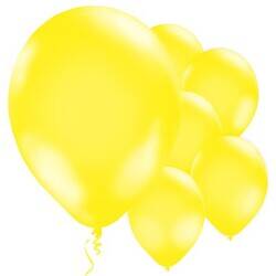 Sarı Renk 100 Lü Latex Balon
