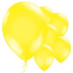 Sarı Renk 100 Lü Latex Balon - 1