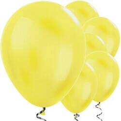 Sarı Renk Metalik 10 Lu Latex Balon - 1