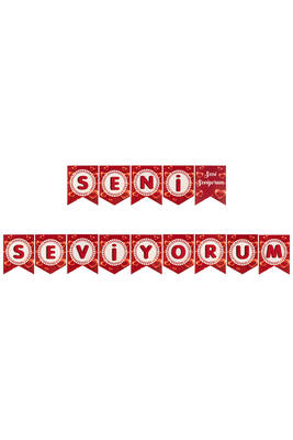 Seni Seviyorum Banner Afiş Set - 1