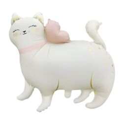 Sevimli Kedi Şekilli Folyo Balon Ayaklı 1 Adet - Parti Sürprizi