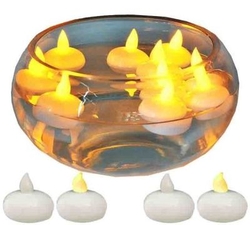 Suda Yüzen Işıklı Pilli Mum - Parti Sürprizi