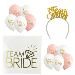 Team Bride Balonlu Gold Set - Parti Sürprizi