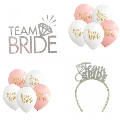 Team Bride Balonlu Gümüş Set - 1