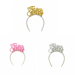 Team Bride Simli Eva Taç Karışık Renk 10 Adet - Parti Sürprizi