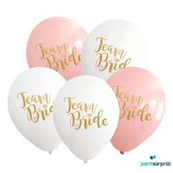 Team Bride Temalı Baskılı Balon 100 Adet - Parti Sürprizi