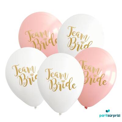 Team Bride Temalı Baskılı Balon 100 Adet - 1