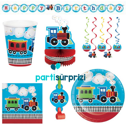 Trenlerim Teması Parti Seti 8 kişilik - Parti Sürprizi