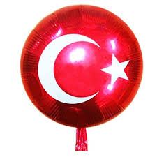 Türk Bayrağı Folyo Balon 1 Adet - Parti Sürprizi