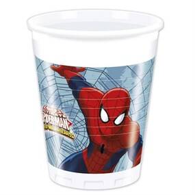 Ultimate Spiderman Plastik Bardak 8 Adet - 1