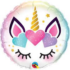 Unicorn Folyo Balon 1 Adet 45 Cm - 1