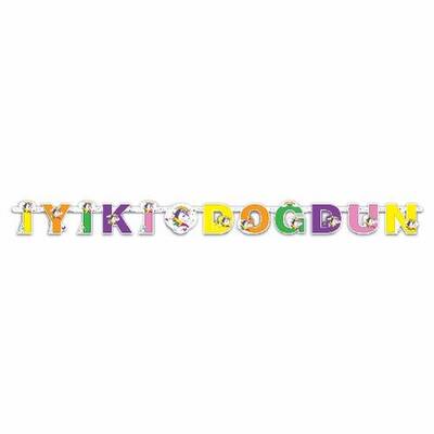 Unicorn İyi ki Doğdun Harf Afiş - 1