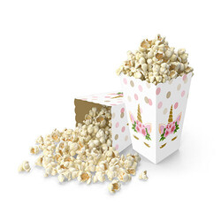 Unicorn Mısır Kutusu 8 Adet - Parti Sürprizi