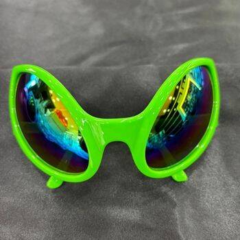 Uzaylı Görünümü Yeşil Parti Gözlüğü 1 Adet - 1