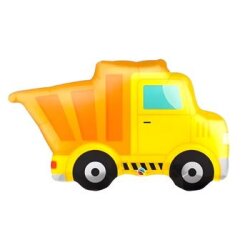 Yeni Sarı Kamyon Folyo Balon 1 Adet - Parti Sürprizi