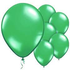 Yeşil Metalik 10 Lu Latex Balon - 1