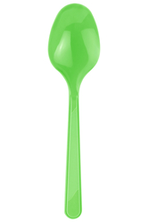 Yeşil Plastik Kaşık 10 Lu - Parti Sürprizi