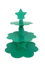 Yeşil Renk Cupcake Standı - 1