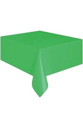 Yeşil Renk Plastik Masa Örtüsü137 x 183 Cm