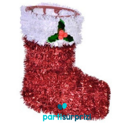Yılbaşı Çam Ağacı Noel Baba Çizmesi 12 cm 1 adet - Parti Sürprizi