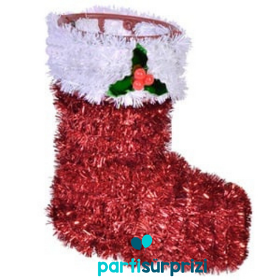 Yılbaşı Çam Ağacı Noel Baba Çizmesi 12 cm 1 adet