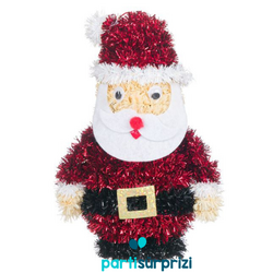 Yılbaşı Noel Baba Dekor Süs 17 cm 1 Adet - Parti Sürprizi