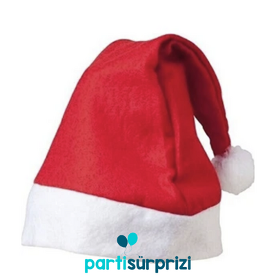 Yılbaşı Noel Baba Keçe Şapka 1 Adet - 1