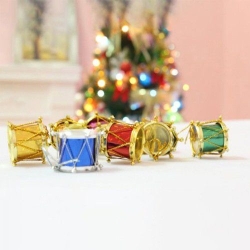 Yılbaşı Partisi 2 cm Karışık Renk Davul 9 Adet - Parti Sürprizi