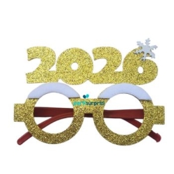 Yılbaşı Partisi 2026 Gold Parti Gözlüğü 1 Adet - Parti Sürprizi