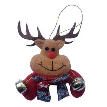 Yılbaşı Partisi Çanlı Geyik Çam Ağacı Süs 1 Adet - 1