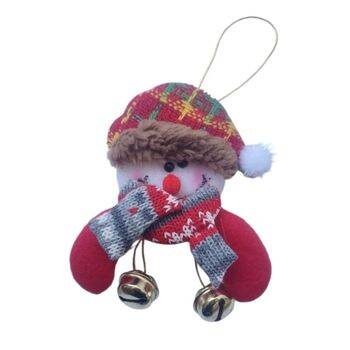 Yılbaşı Partisi Çanlı Kardan Adam Çam Ağacı Süs 1 Adet - 1