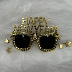 Yılbaşı Partisi Happy Newyearı Parti Gözlüğü 1 Adet - Parti Sürprizi