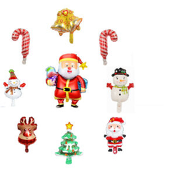 Yılbaşı Partisi Mini Shap 9 Lu Folyo Balon Set - Parti Sürprizi