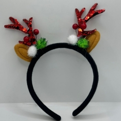 Yılbaşı Partisi Siyah Pullu Taç 1 Adet - Parti Sürprizi