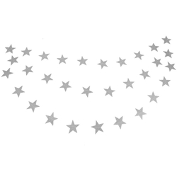 Yıldız Sarkıt Süs Gümüş Renk - Parti Sürprizi